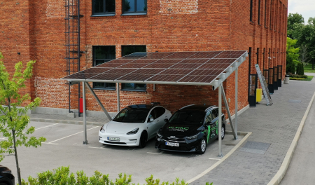 Sistem Solar Carport, Invertor 8kW, Stocare 20kW, Doua Masini [11]