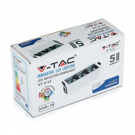 Spot LED V-TAC, 12W, Cip Samsung, Unghi 12° / 38°, 5 ani garantie [4]