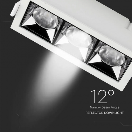 Spot LED V-TAC, 12W, Cip Samsung, Unghi 12° / 38°, 5 ani garantie [5]