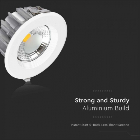 Spot LED  V-TAC, rotund, 30W, 4500K [6]