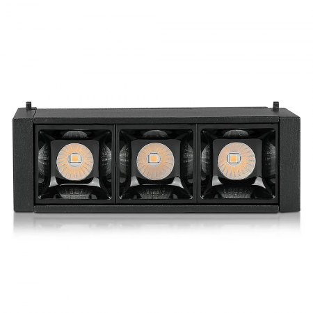 Spot Magnetic LED V-TAC, 3*1W, IP20, 24V, Negru [1]