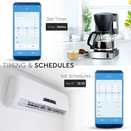 Wifi Priza EU V-TAC,  Compatibila cu Amazon Alexa, Google Home [6]