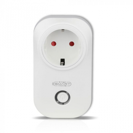 Accesorii digitale - Wifi Priza EU V-TAC,  Compatibila cu Amazon Alexa, Google Home