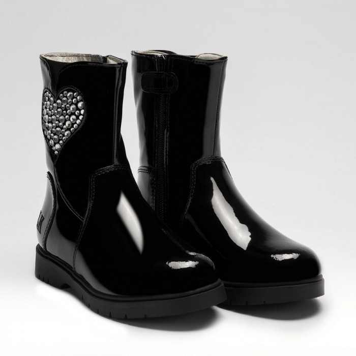 CIZME ÎMBLĂNITE MARINA NEGRU LUCIOS [3]