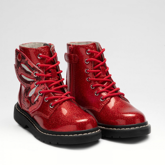 GHETE FAIRY WINGS ROȘU GLITTER [3]