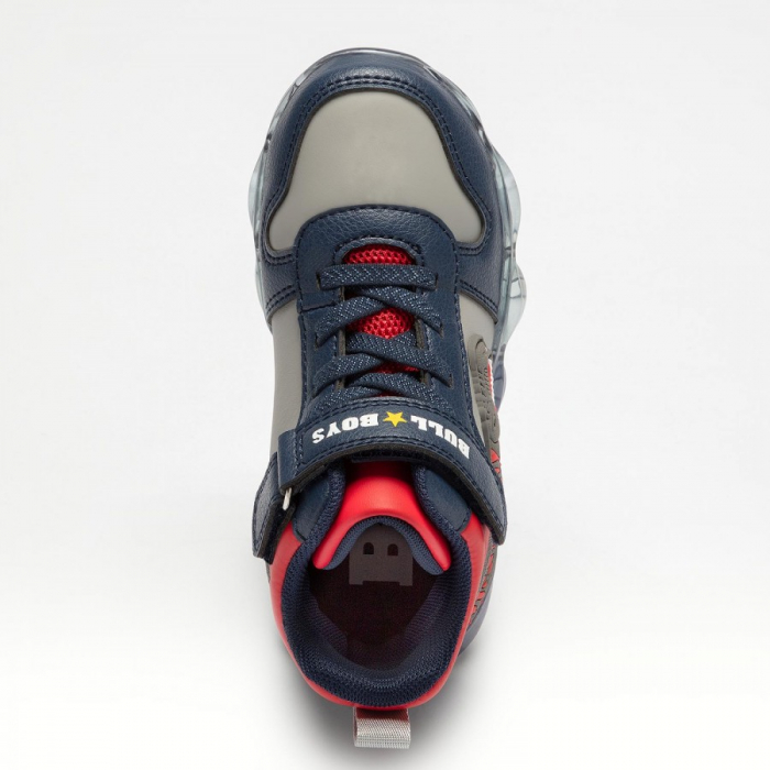 GHETE CU LUMINI T-REX ALBASTRU GRI [3]