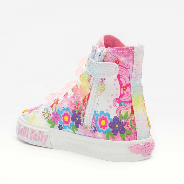 TENIȘI UNICORN FLOWER ALB [4]