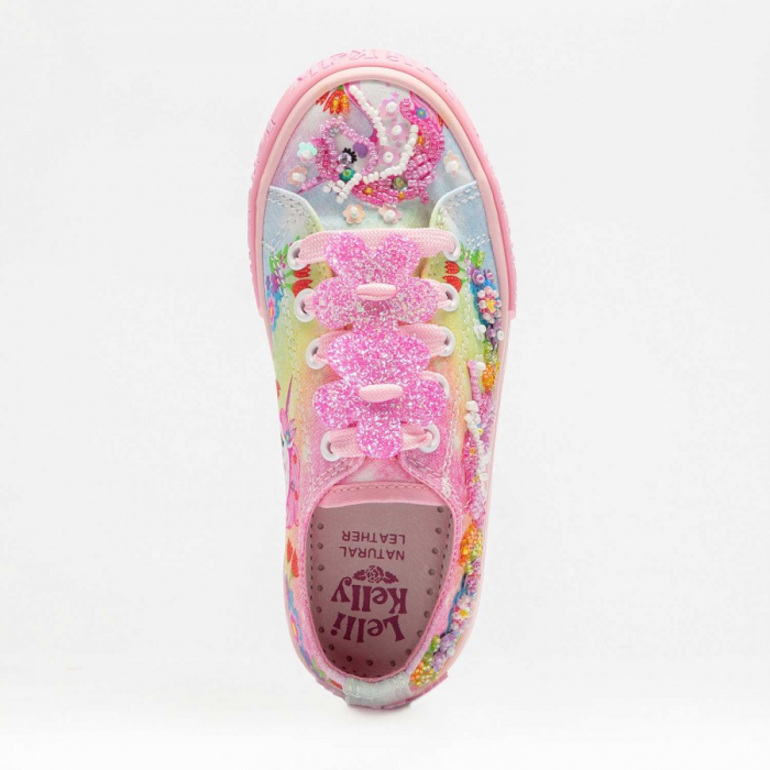 TENIȘI UNICORN FLOWER LOW ROZ [3]