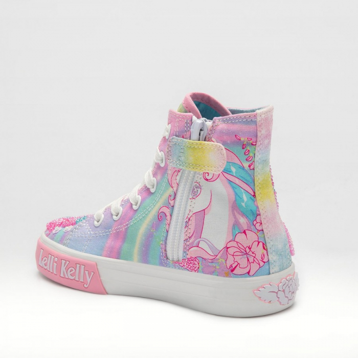 TENIȘI UNICORN RAINBOW ALB [4]