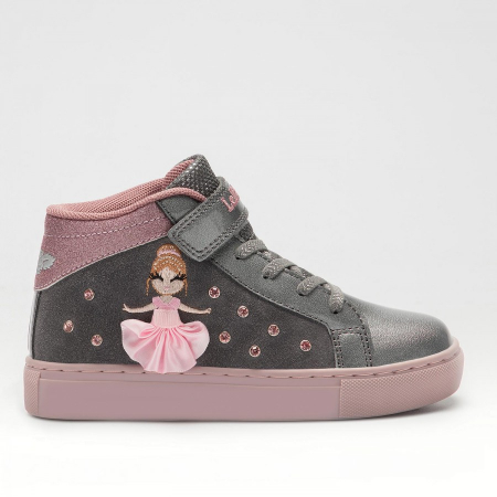 Încălțăminte pentru fete - SNEAKERS MILLE STELE GRI