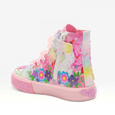 TENIȘI UNICORN FLOWER ROZ [3]