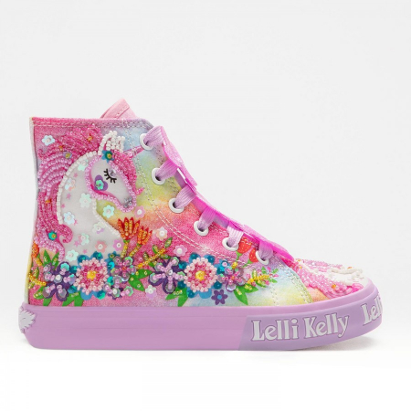 Încălțăminte pentru fete - TENIȘI UNICORN FLOWER MOV