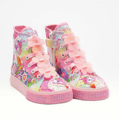 TENIȘI UNICORN FLOWER ROZ [1]