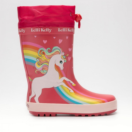 Încălțăminte pentru fete - Cizme de cauciuc UNICORN RAINBOOT