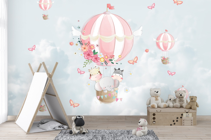 Tapet Air Ballons Festival Pink [2]