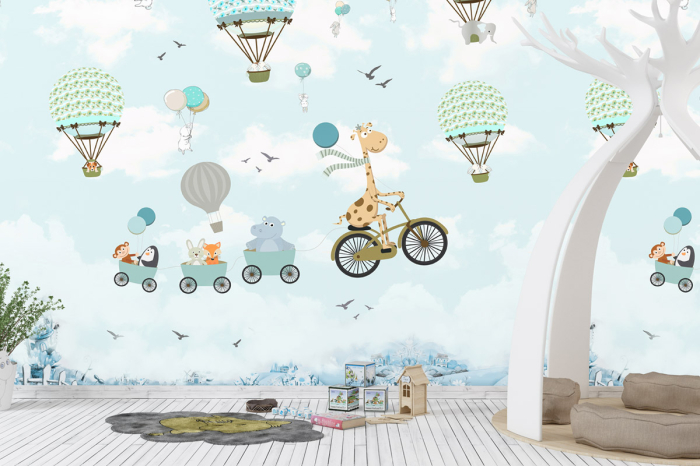 Tapet Animaland Blue [2]