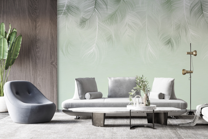 Tapet Decorative Feathers [1]