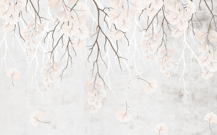 Tapet Falling Leaves [3]