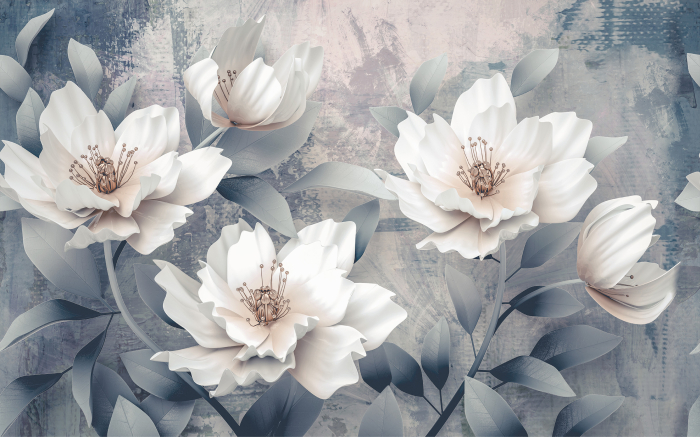 Tapet flori mari Deceiving Flowers [3]