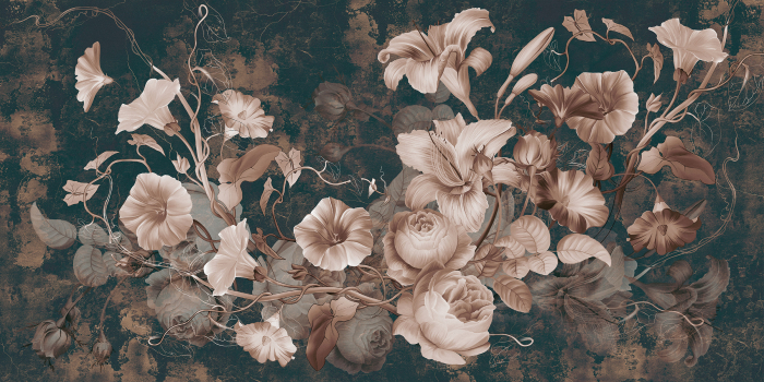 Tapet Flower Motif [3]