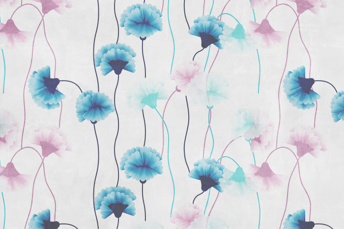 Tapet Flowers Tangle [3]