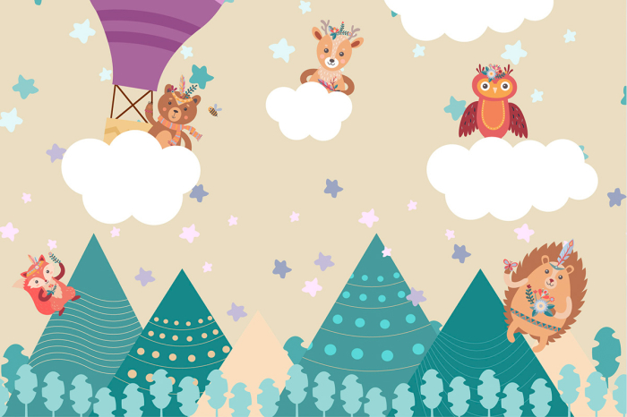 Tapet Happy Friends [3]