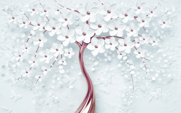 Tapet Porcelain Tree [3]