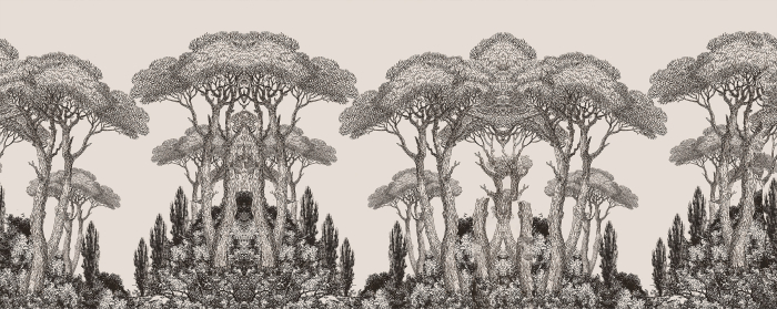 Tapet Schetched forest [3]