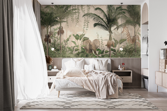 Tapet Tropical Fauna & Flora [2]