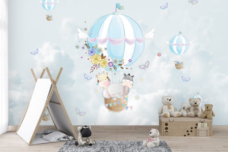 Colectii de tapete - Tapet Air Ballons Festival Blue