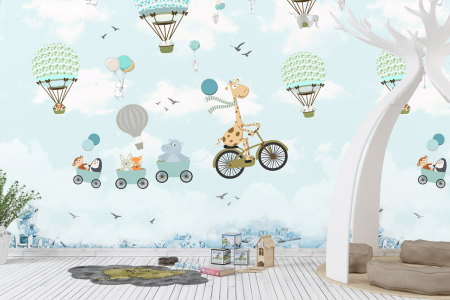 Tapet Animaland Blue [1]
