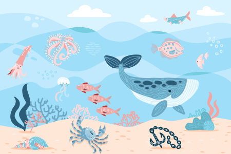 Tapet Aquatic Life [2]