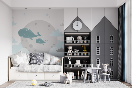 Tapet Blue Whales [1]