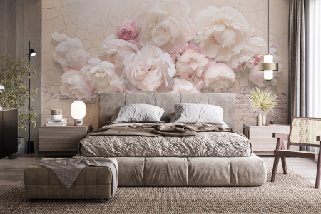 Tapet Bujori Peony Wall [1]