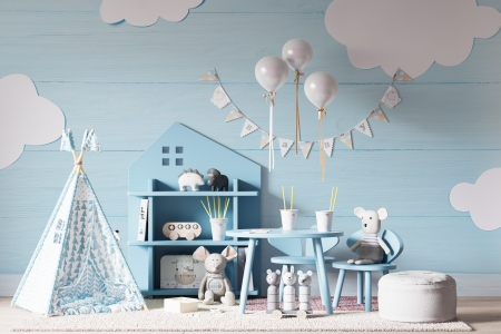 Tapet cer cu nori Skyblue [1]