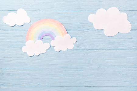 Tapet curcubeu Over the Rainbow [2]
