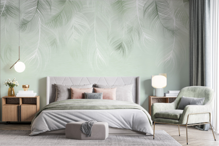 Tapet Decorative Feathers [1]