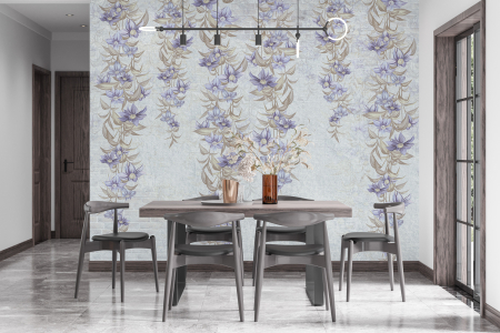 Tapet Flowing Flowers [1]