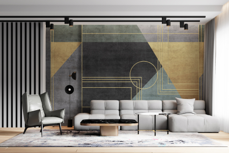 Tapet Golden Mural [1]