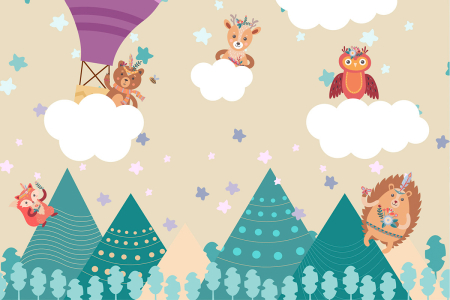 Tapet Happy Friends [2]