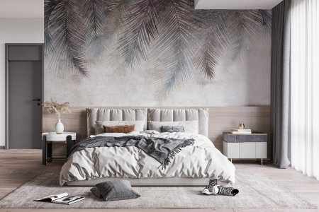 Colectii de tapete - Tapet Palm Leaves Vintage