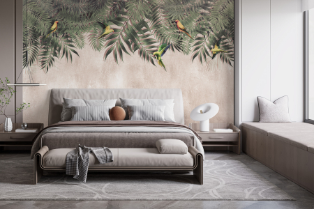 Tapet papagali Parrots Hideaway [1]