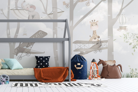 Tapet Planes and Animals [1]