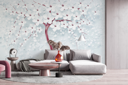 Tapet Porcelain Tree [1]