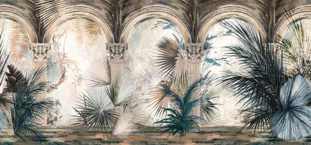 Tapet Tropical Columns [2]