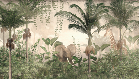 Tapet Tropical Fauna & Flora [2]