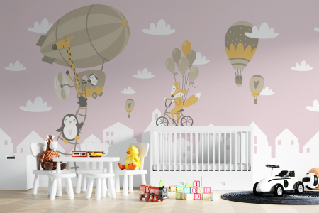 Tapet Zeppelin Pink [1]