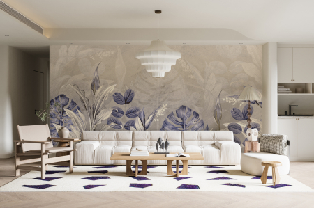 Tapete Tropical Spirit - Violet-Canopy-055