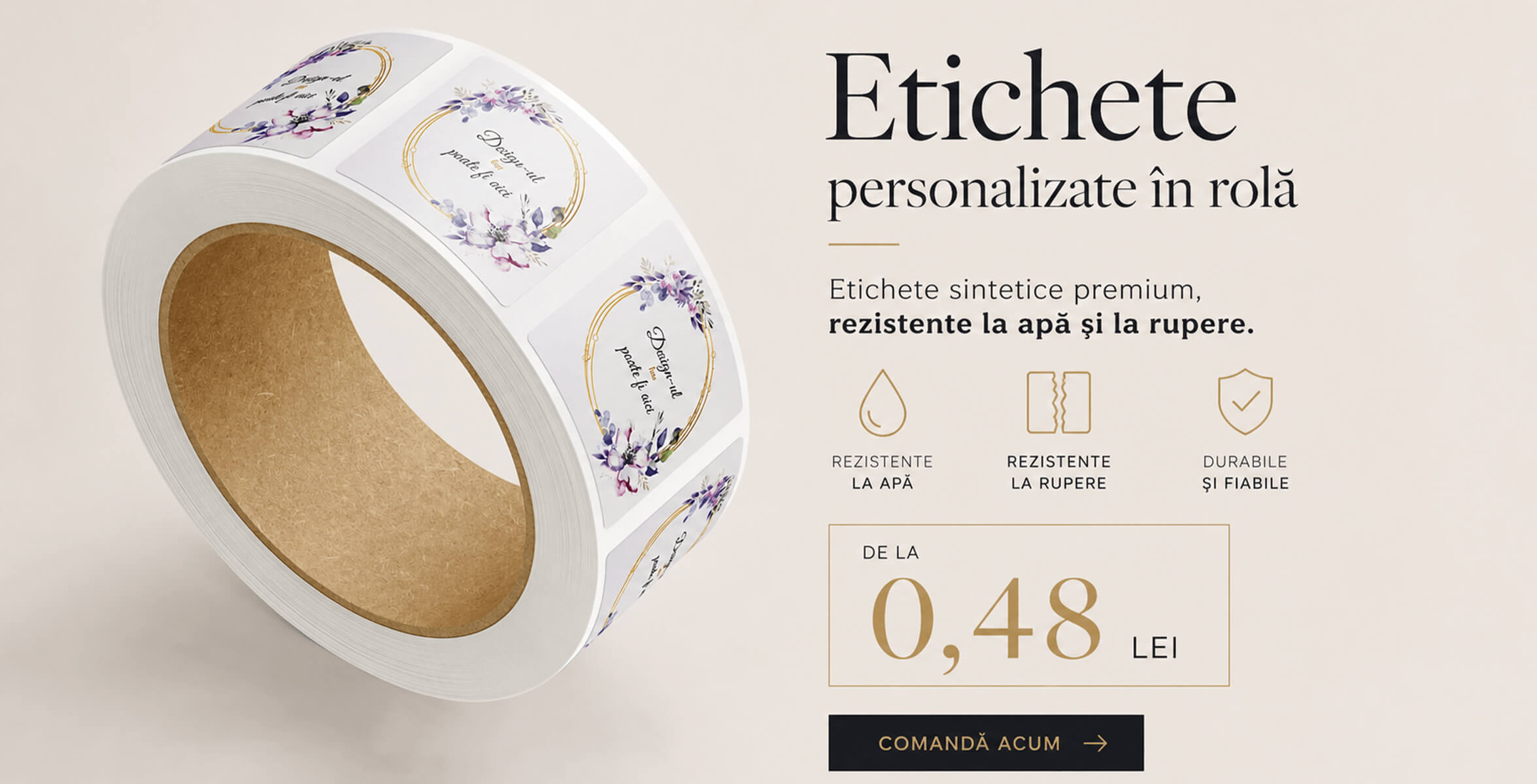 Etichete in rola