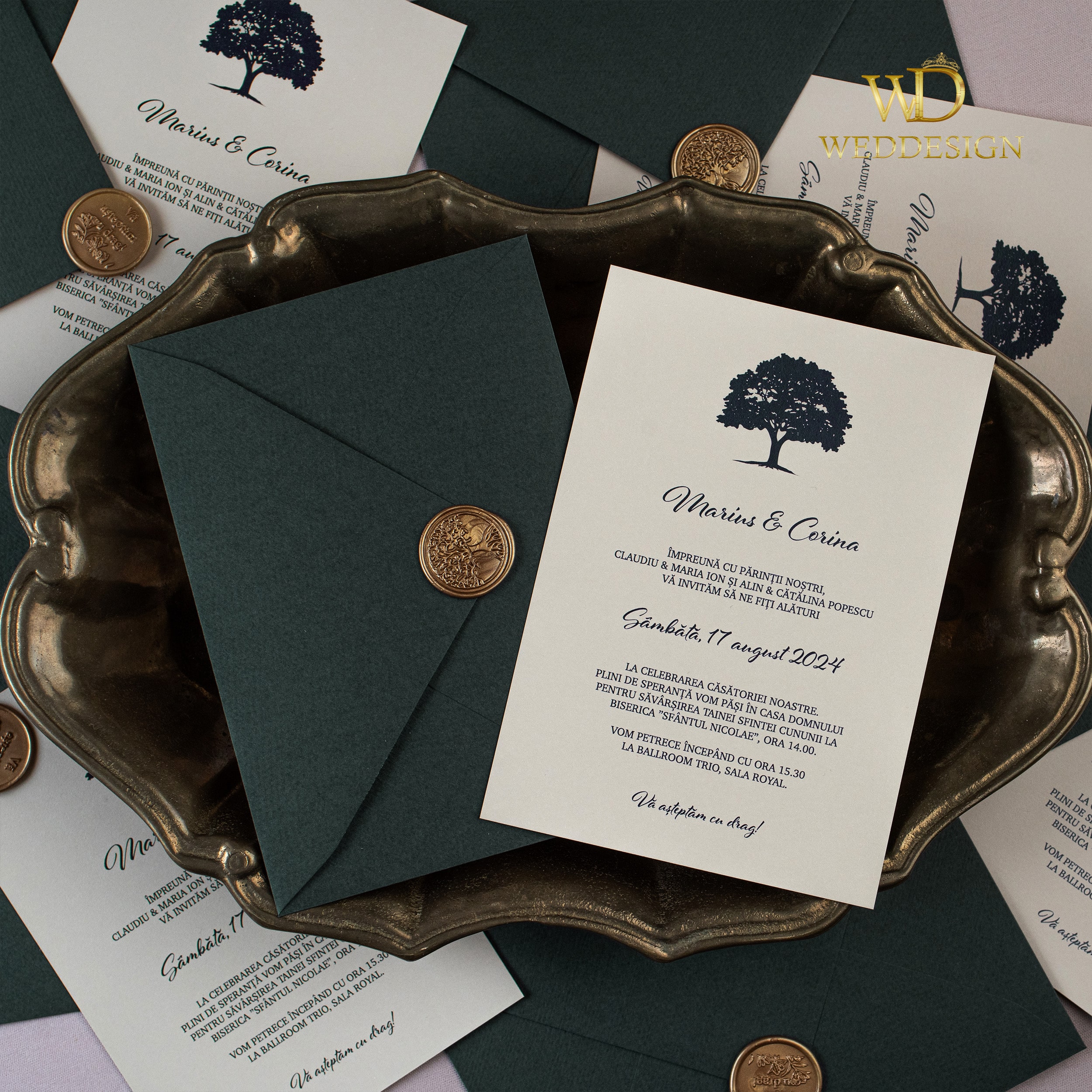 invitatie de nunta luxury